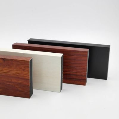 OEM لیبی آلومینیوم آشپزخانه پروفیل چوب دانه اکستروژن آلومینیوم