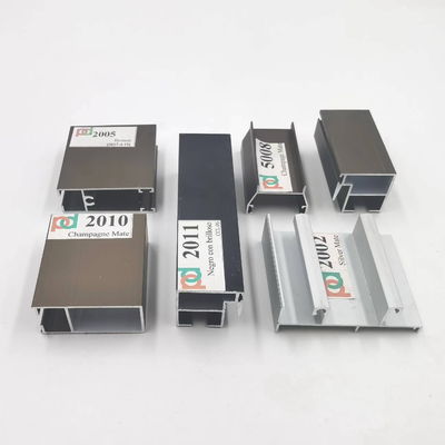 کیفیت پروفیل های پنجره آلومینیومی 6 متری آنودایز شده برای سری L20 بولیوی و شیلی کارخانه