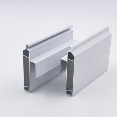 6063-T5 آلیاژ آلومینیوم سفارشی سازی شده درب کرکره ای و پروفیل های مسیر برای گاراژ