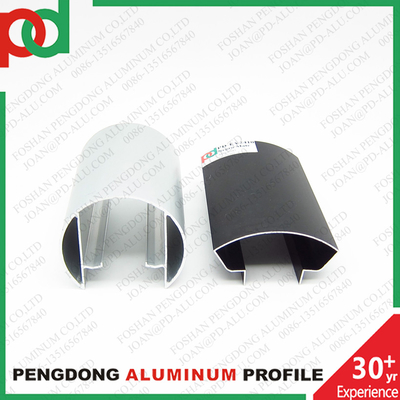 پروفیل های نرده آلومینیومی با رنگ چوب مشکی مات پلاتا به طول 6 متر با روکش آنادایز برنز و اندازه های مختلف