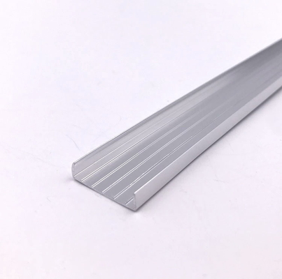 20.5mm U شکل پروفیل آلومینیوم عرض پرداخت 20.5mm ارتفاع 5mm