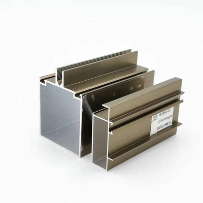 ضخامت سفارشی 0.9mm 1.5mm پروفیل مسیر پرده برای دیوار پرده