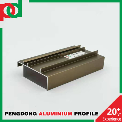 ضخامت سفارشی 0.9mm 1.5mm پروفیل مسیر پرده برای دیوار پرده