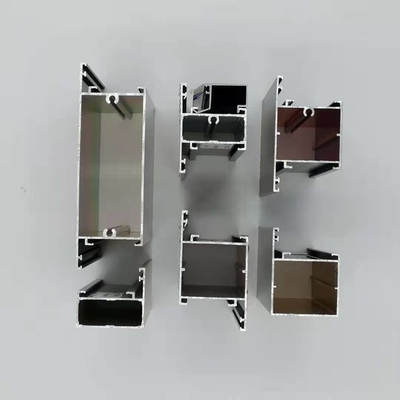 6063 T5 سفارشی آنودایز پنجره پروفیل پوشش پودر
