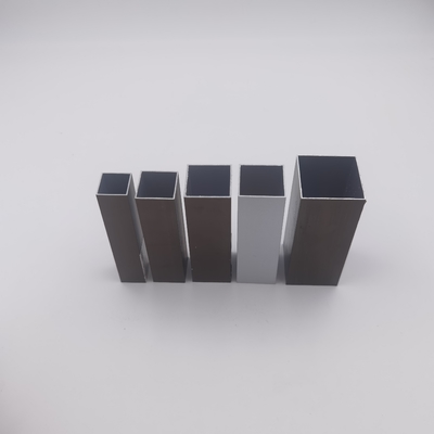 پروفیل های لوله آلومینیومی اکسترود شده ISO 14001 مستطیل شکل گرد 40 x 40