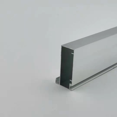 پروفیل آشپزخانه آلومینیومی مستطیلی آنودایز نقره ای براق به ضخامت 1.2 میلی متر