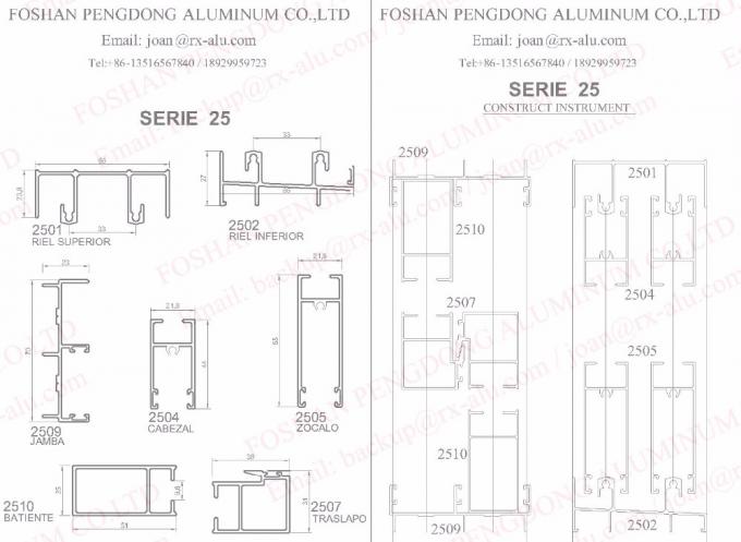 Aluminium Profiles To Chile And Bolivia لنا 25