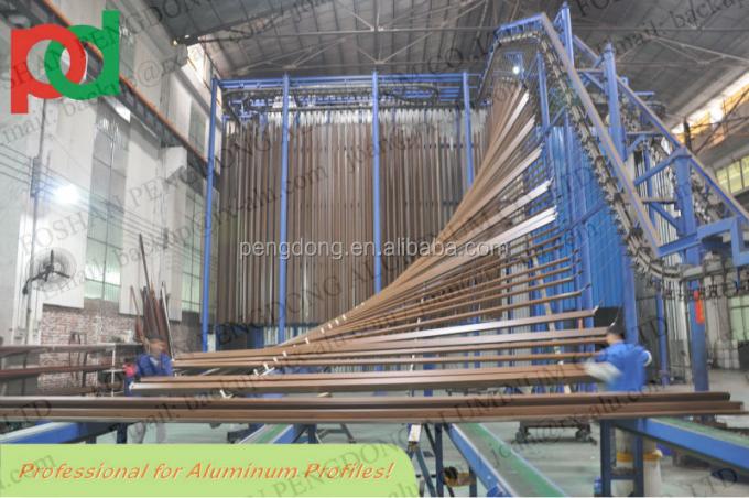 لیبی & Algeria دانه چوب Aluminium Profile for door and window