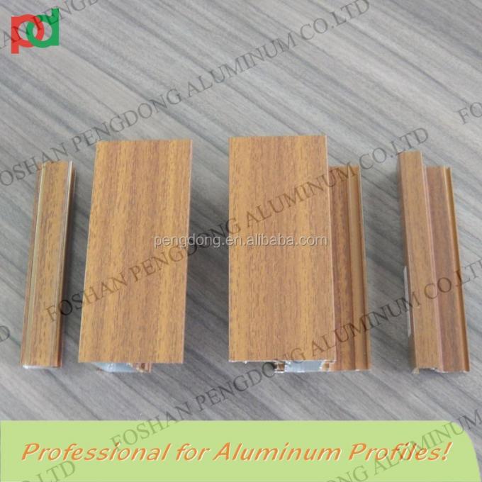 دانه چوب Aluminium Profile for window and door