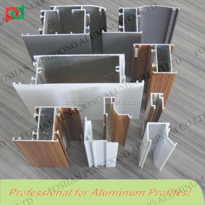 دانه چوب Aluminium Profile for window and door