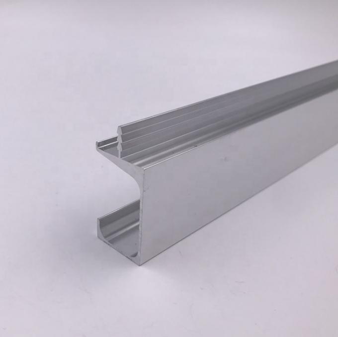لیبی Aluminium profile with Silver Glossy Anodized
