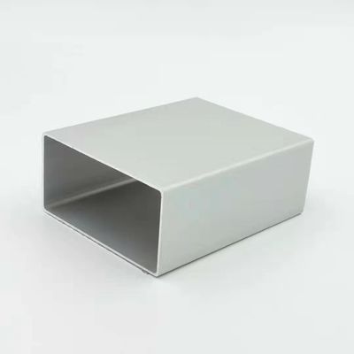 قیمت خوب 0.9mm Alu Extrusions Profile 40X80 Tube نقره ای مات پروفیل آلومینیوم آنودایز آنلاین