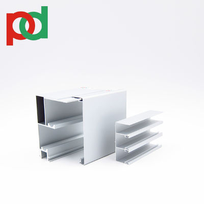 قیمت خوب دفتر فروشگاه درب شیشه ای سخت پروفایل های آلومینیوم درب کشویی دو راه آهن تک ردیف آنلاین