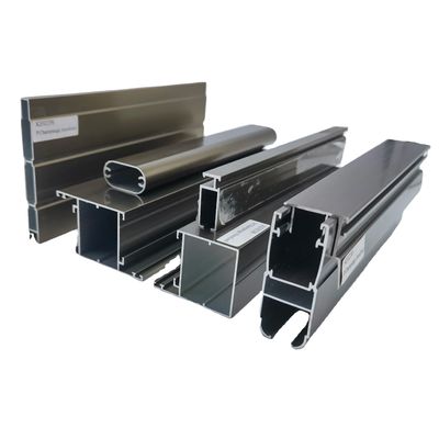 قیمت خوب شامپاین آنودیزه شده 6063 درجه آلومینیوم پروفایل برای درب و پنجره با طول 5.8 متر آنلاین