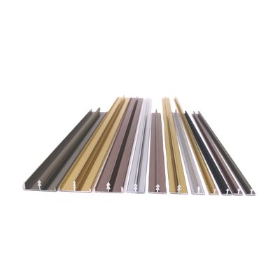 قیمت خوب پروفیل های تریم آلومینیومی سری T شکل 6063 برای کابینت و کف آنلاین