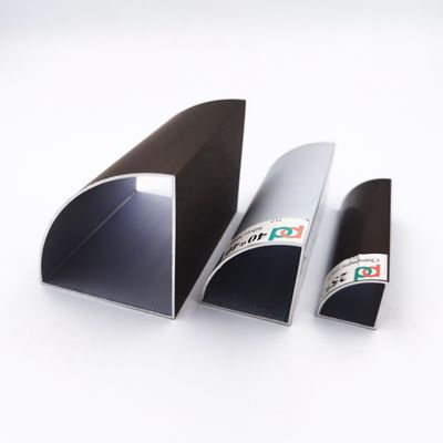 قیمت خوب پروفیل آلومینیومی با پوشش پودری لوله مربعی با گوشه گرد آلومینیومی 25x25 آنلاین