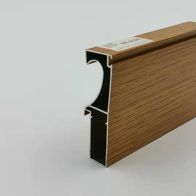 قیمت خوب اکستروژن قاب درب پروفیل آلومینیومی 6061 چوب برای ویلا هتل آنلاین